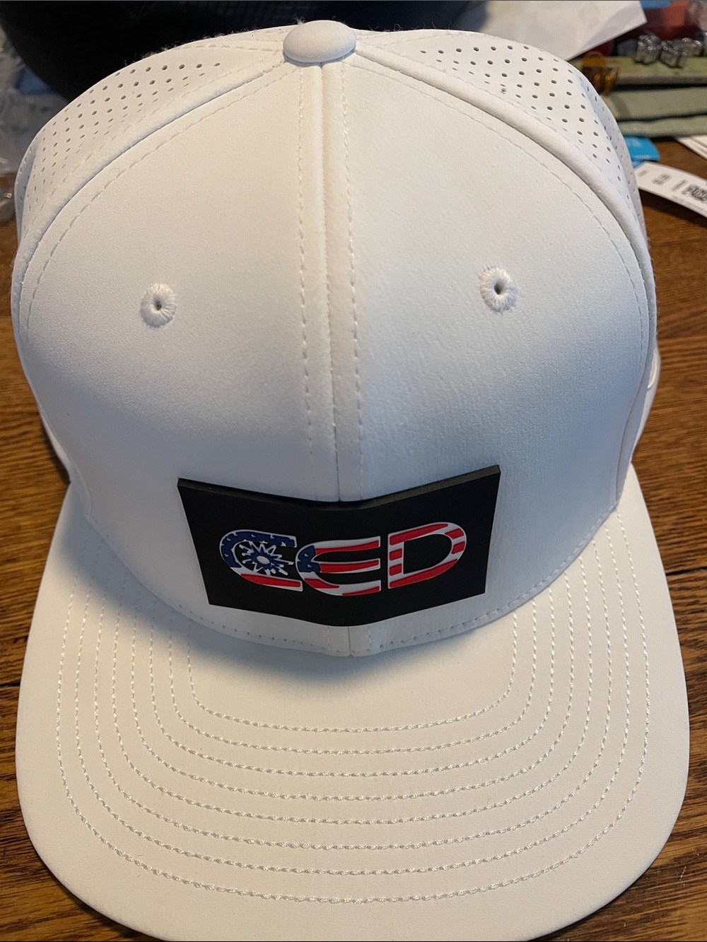 Branded Bills Men's Snapback Hat with American Flag Accent